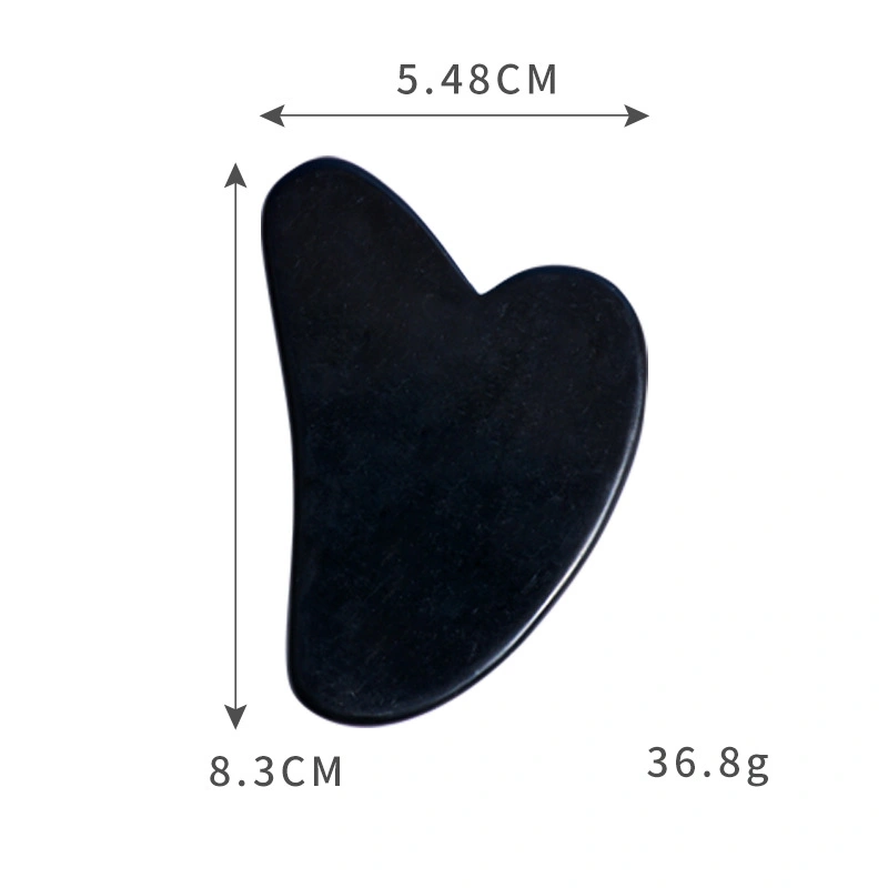 OEM Logo Cheap Black Jade Guasha Board Gua Sha Massager