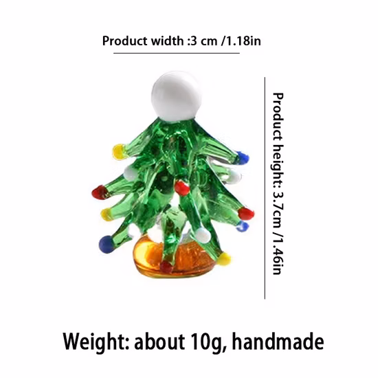 Cenicero de cristal para decoración del hogar, 12cm, regalo, cristalería, artesanía de vidrio