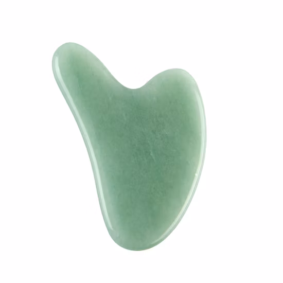 Cuerpo Cuarzo Rosa Jade Gua Sha Piedra Raspado Masaje Tablero Conjunto de Herramientas Gua Sha Piedra